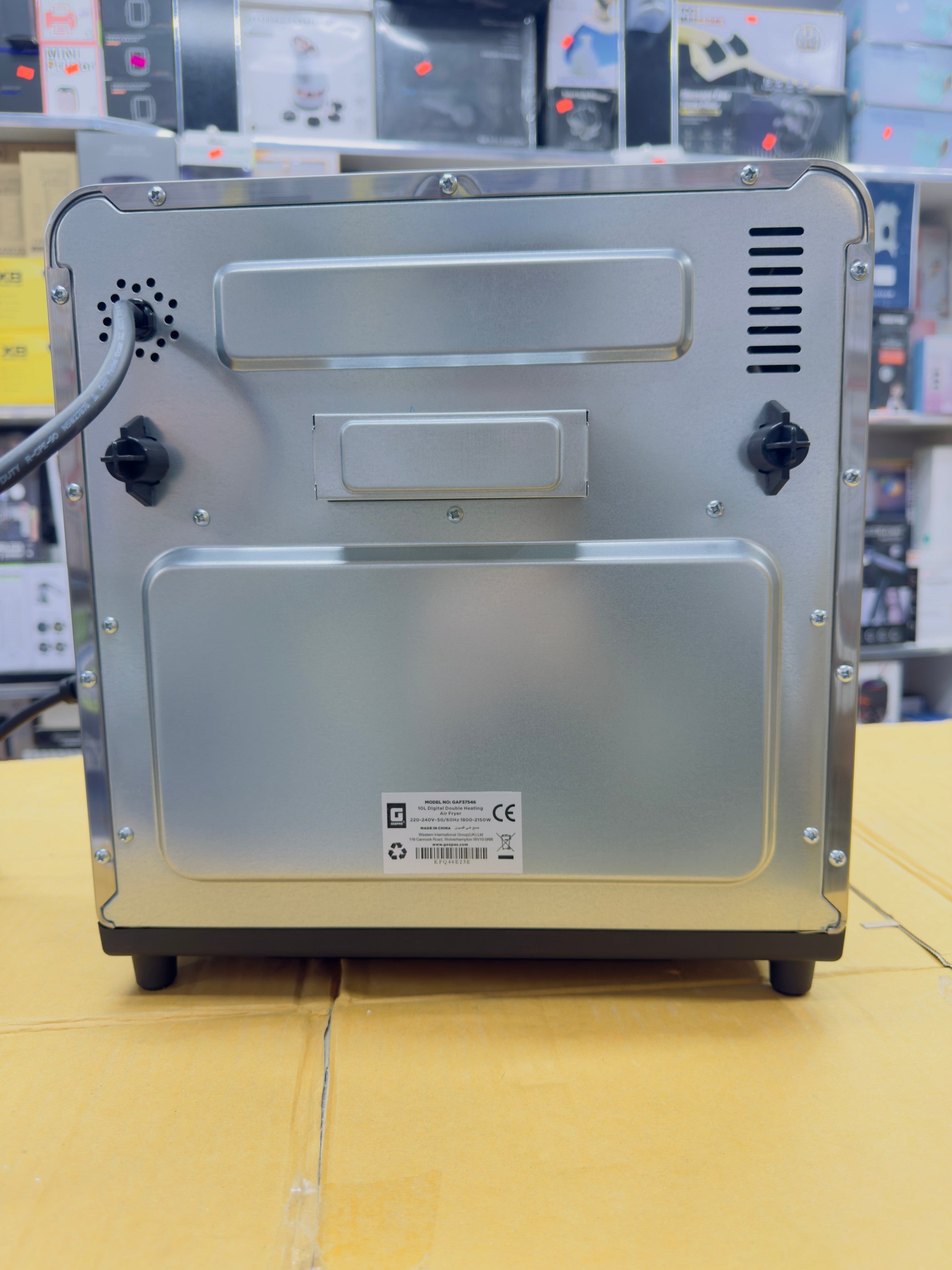 Geepas 10L Double Heating Air Fryer GAF37546