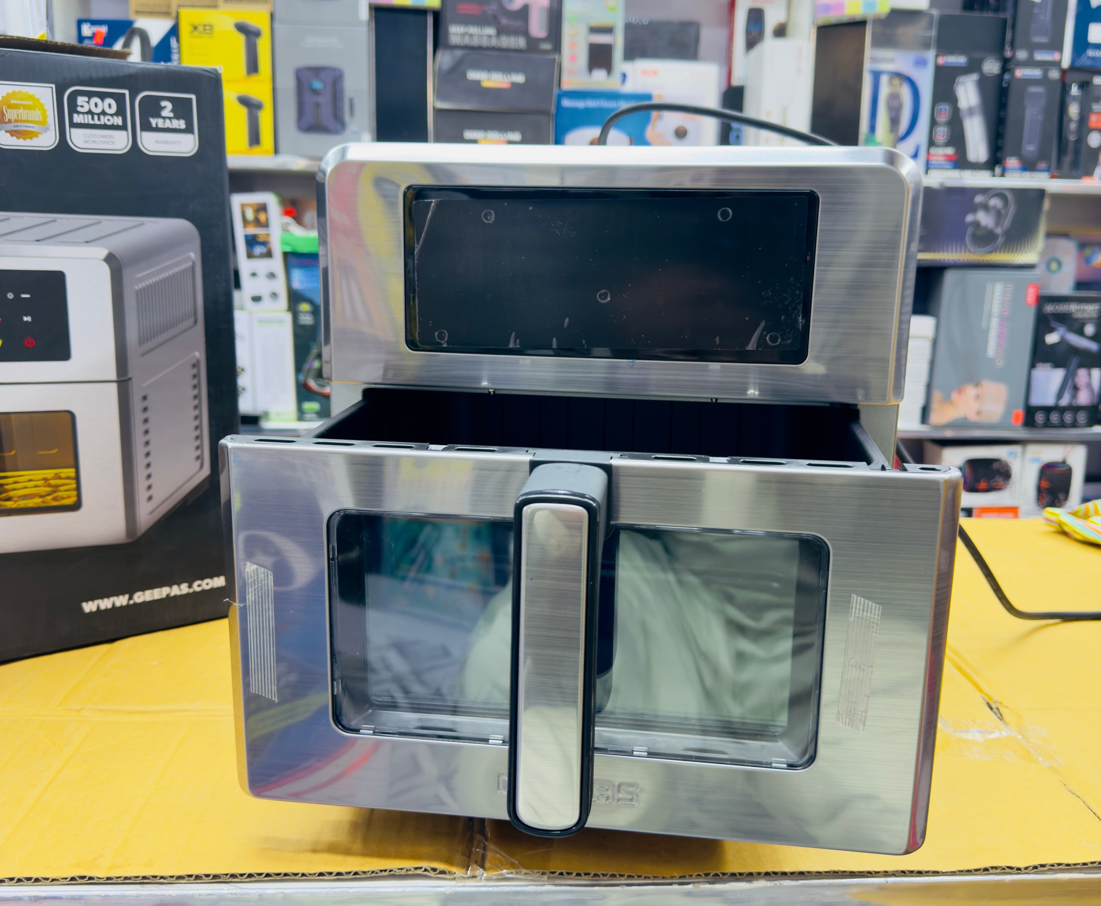 Geepas 10L Double Heating Air Fryer GAF37546