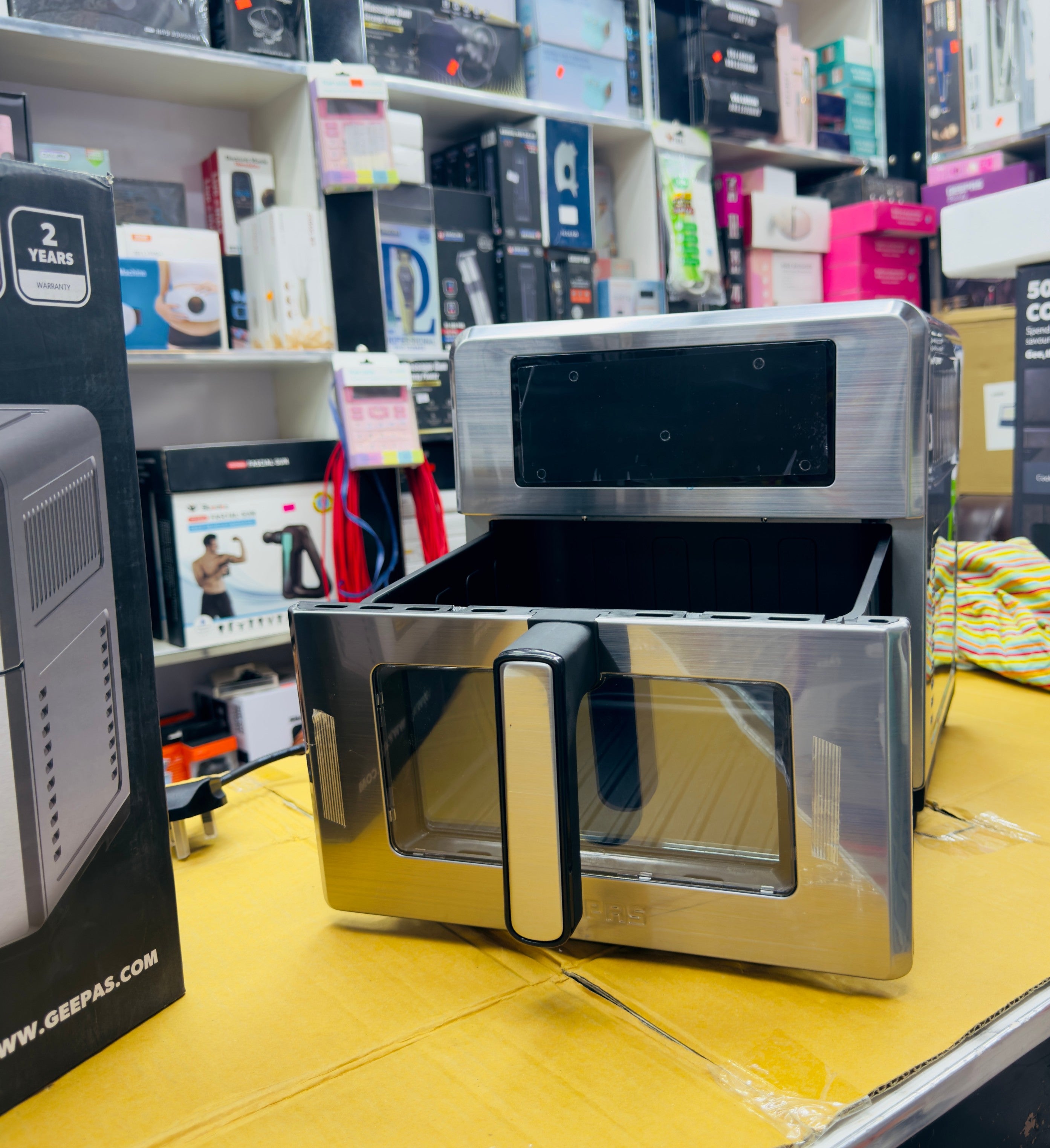 Geepas 10L Double Heating Air Fryer GAF37546