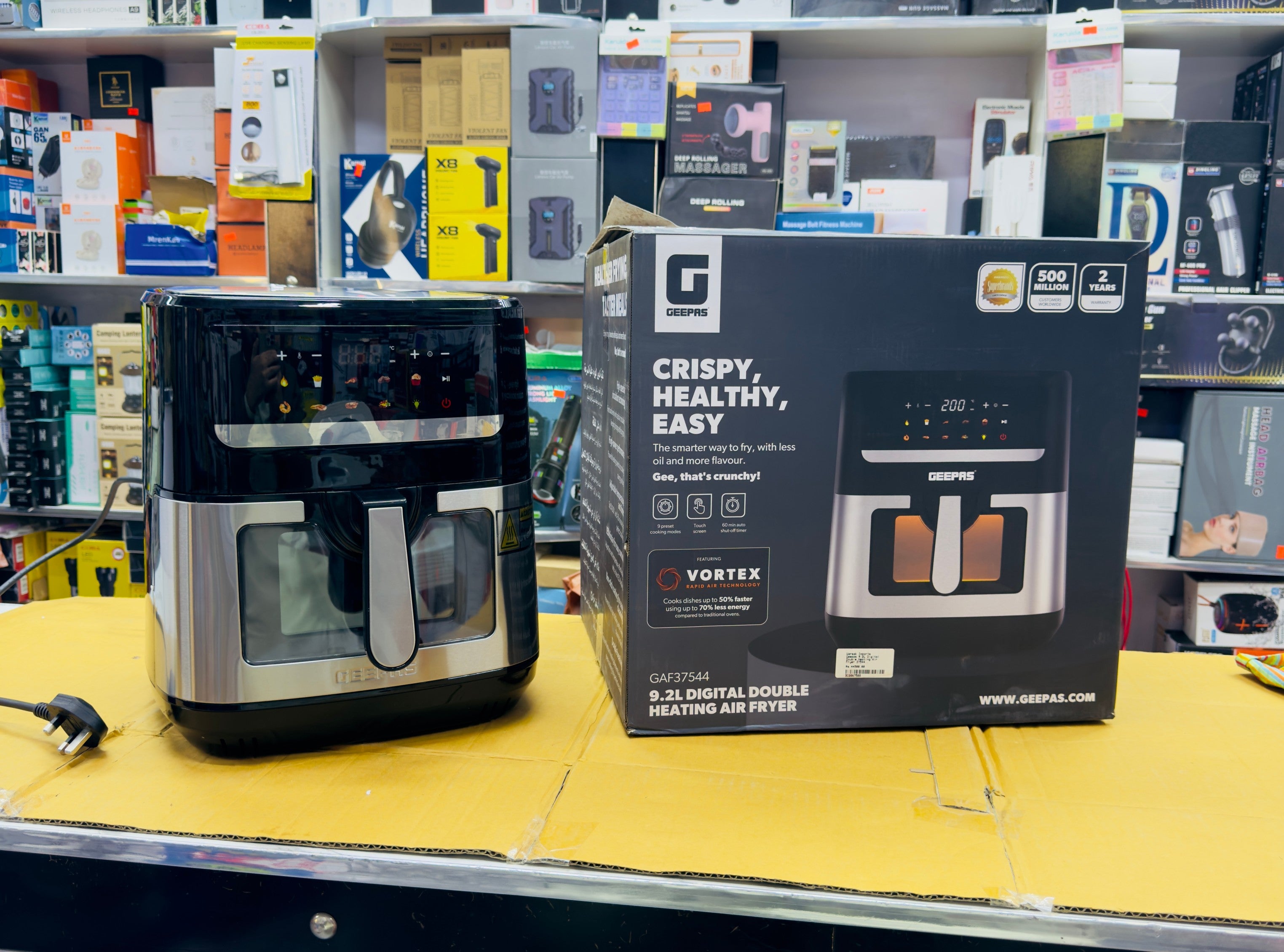 Geepas 9.2L Double Heating Air Fryer