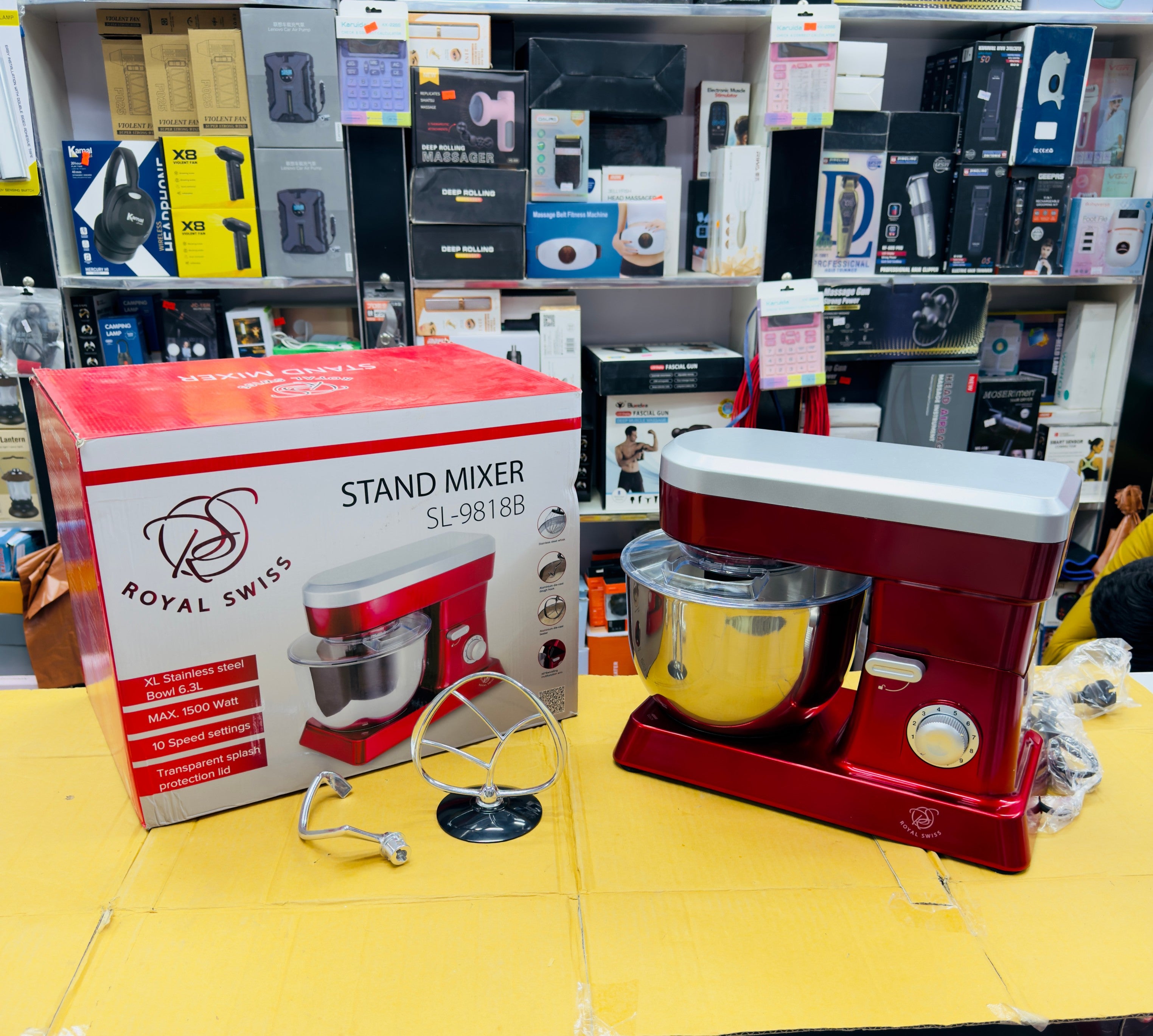 Royal Swiss 6.3L stand Mixer SL-9818B