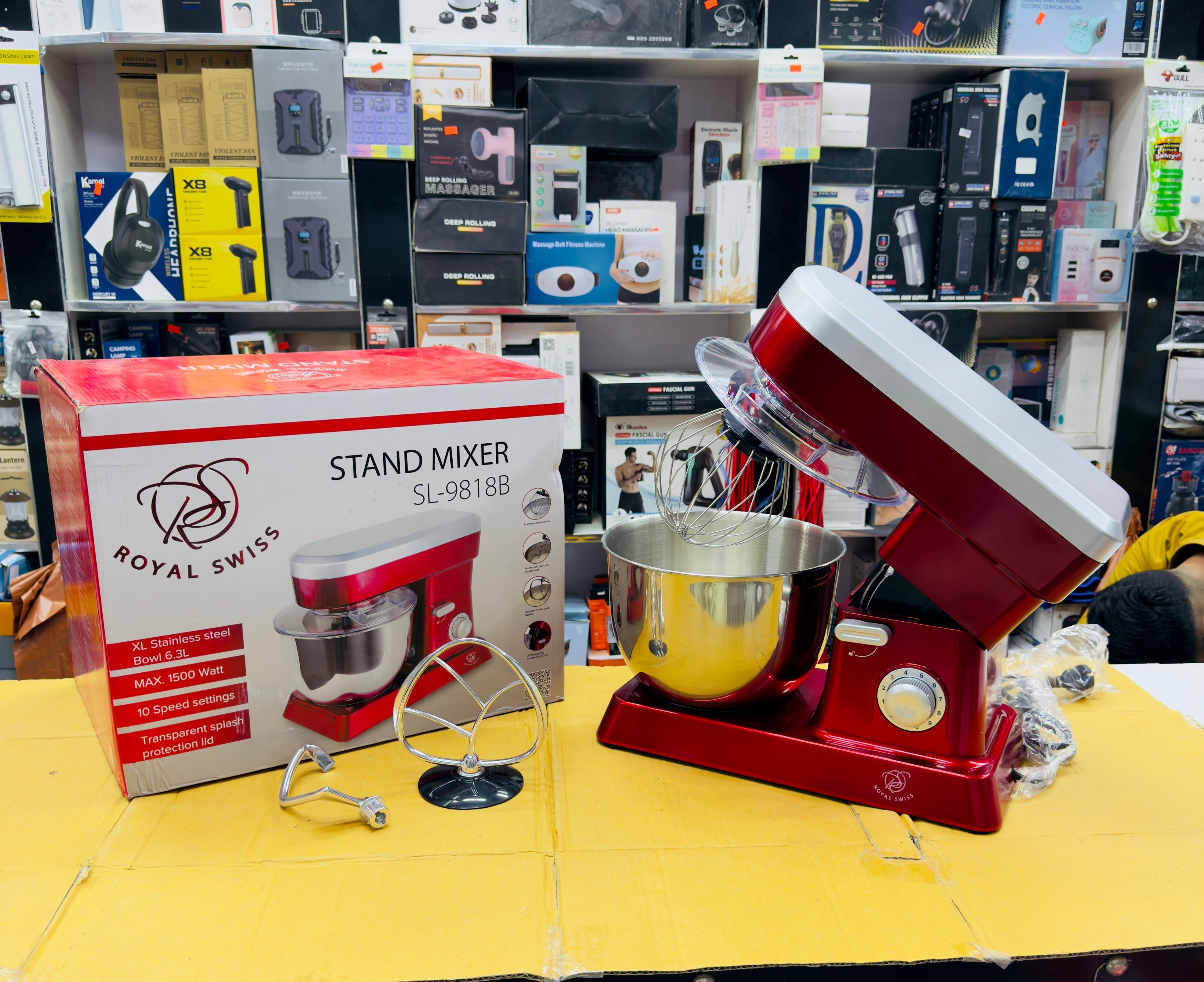 Royal Swiss 6.3L stand Mixer SL-9818B