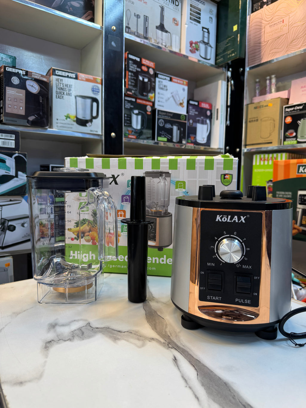 Kolax High Speed Blender 32000 Rpm Blending Speed 709318