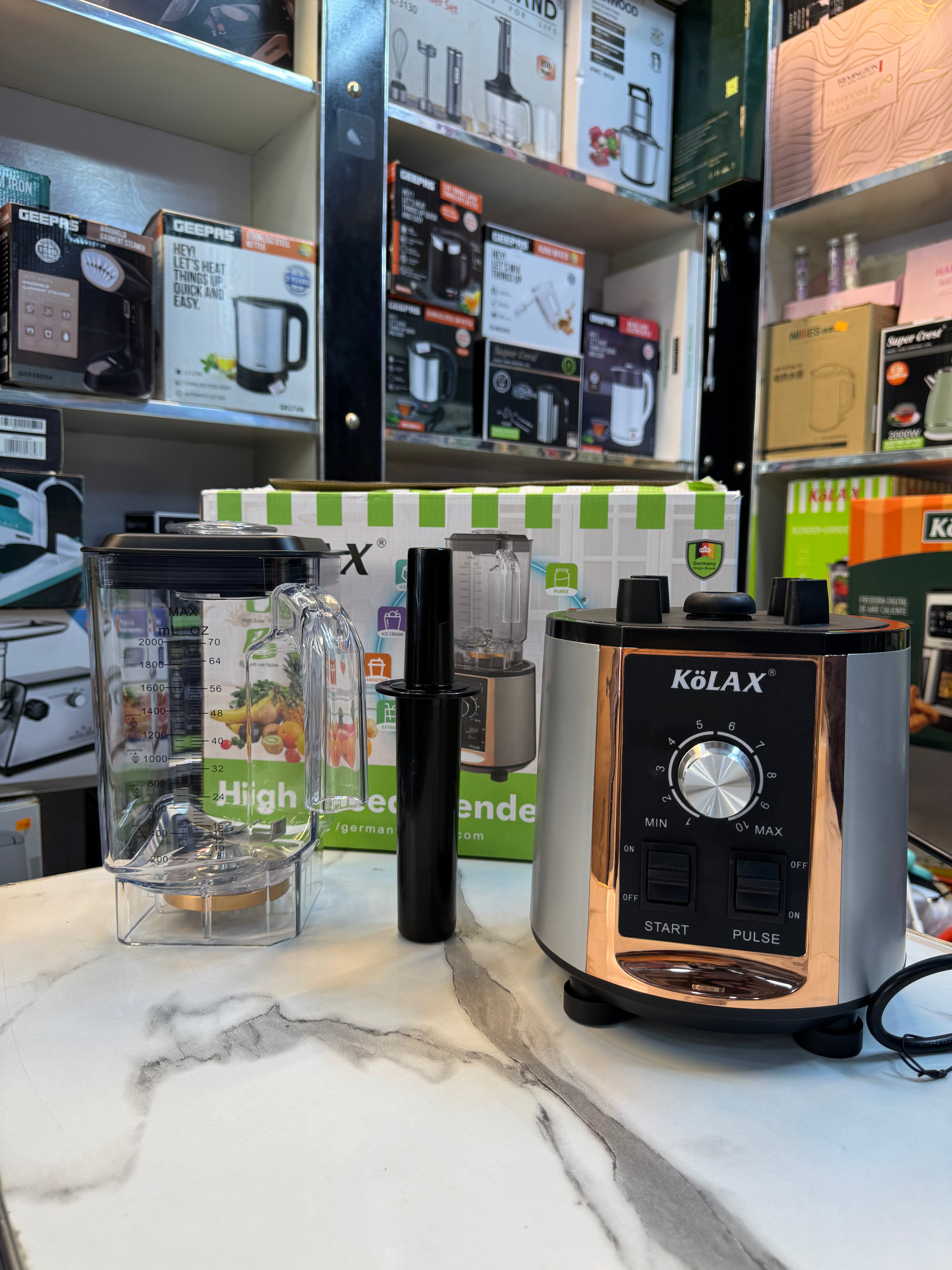 Kolax High Speed Blender 32000 Rpm Blending Speed 709318