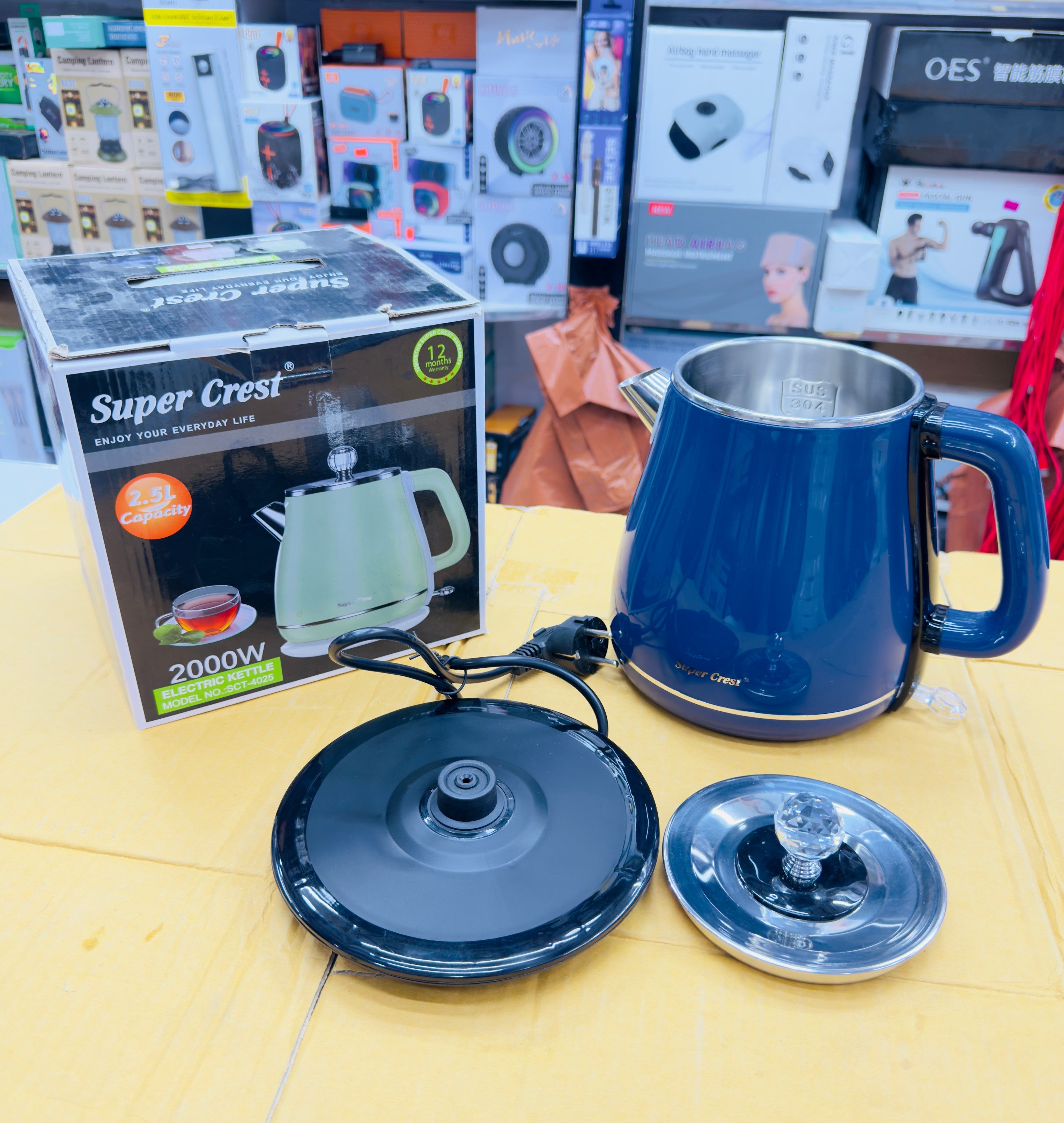 Super Crest 2.5L Electric Kettle