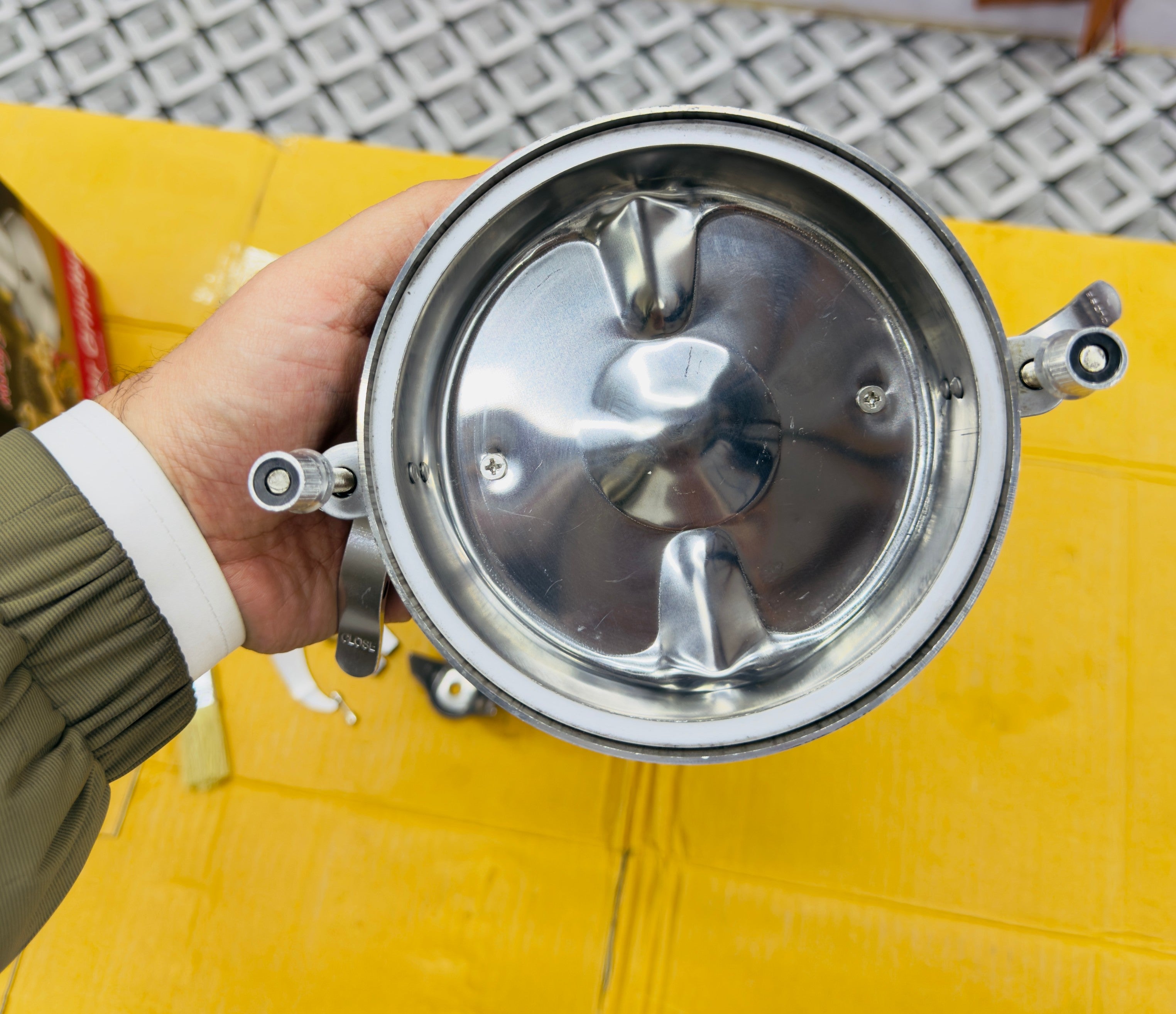 Kolax 250G Stainless Steel Body Masala Grinder