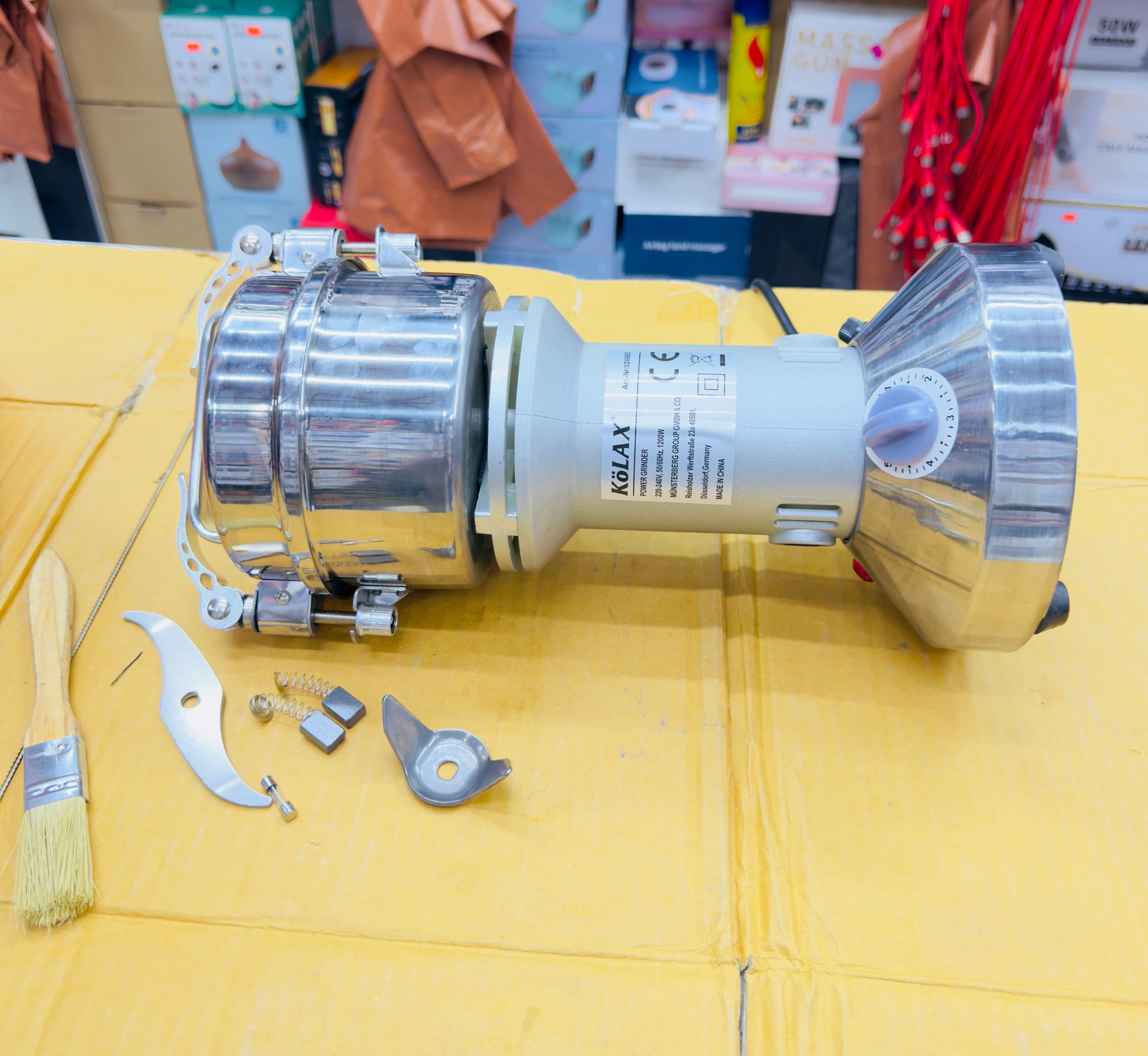 Kolax 250G Stainless Steel Body Masala Grinder