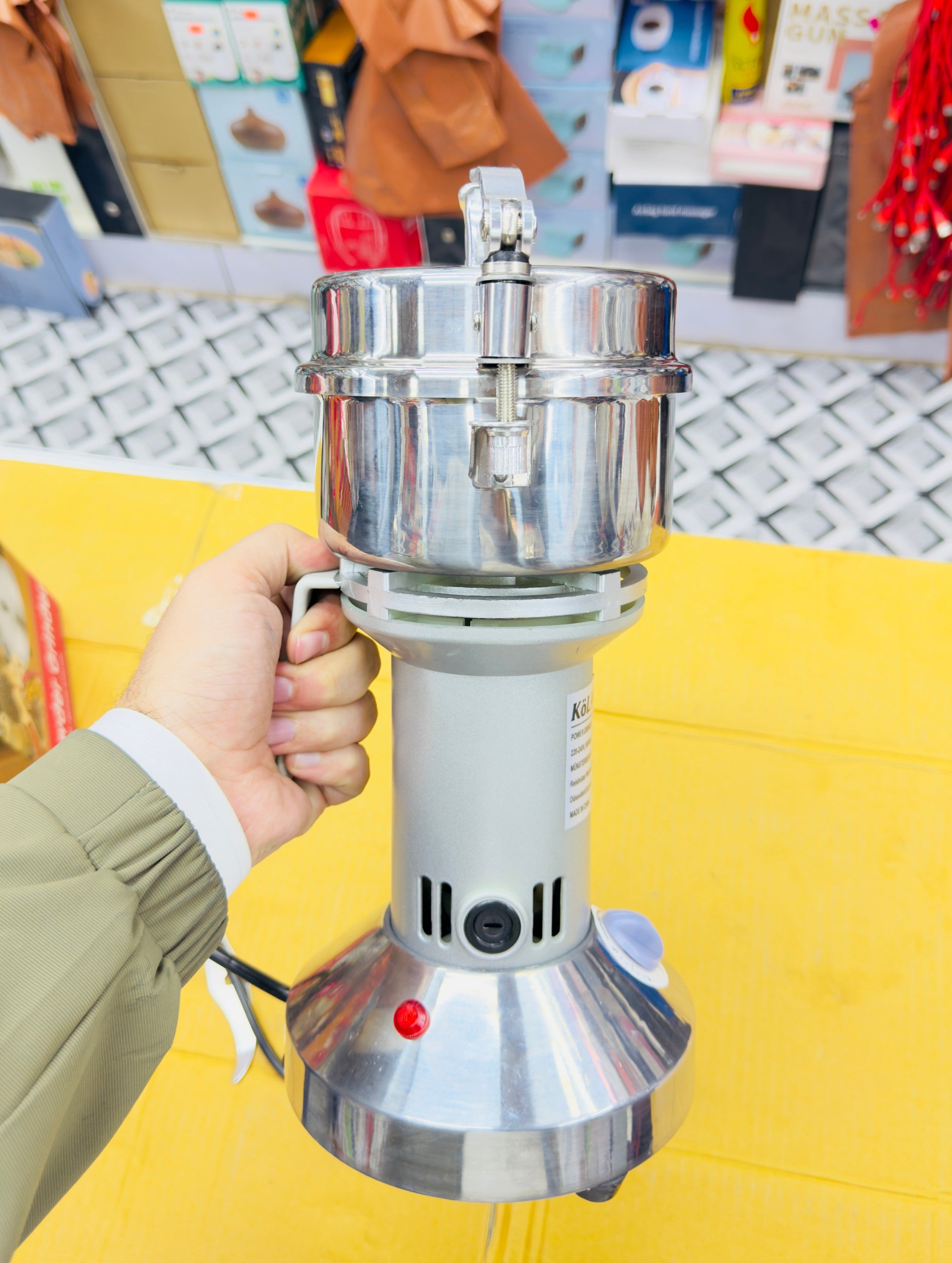 Kolax 250G Stainless Steel Body Masala Grinder