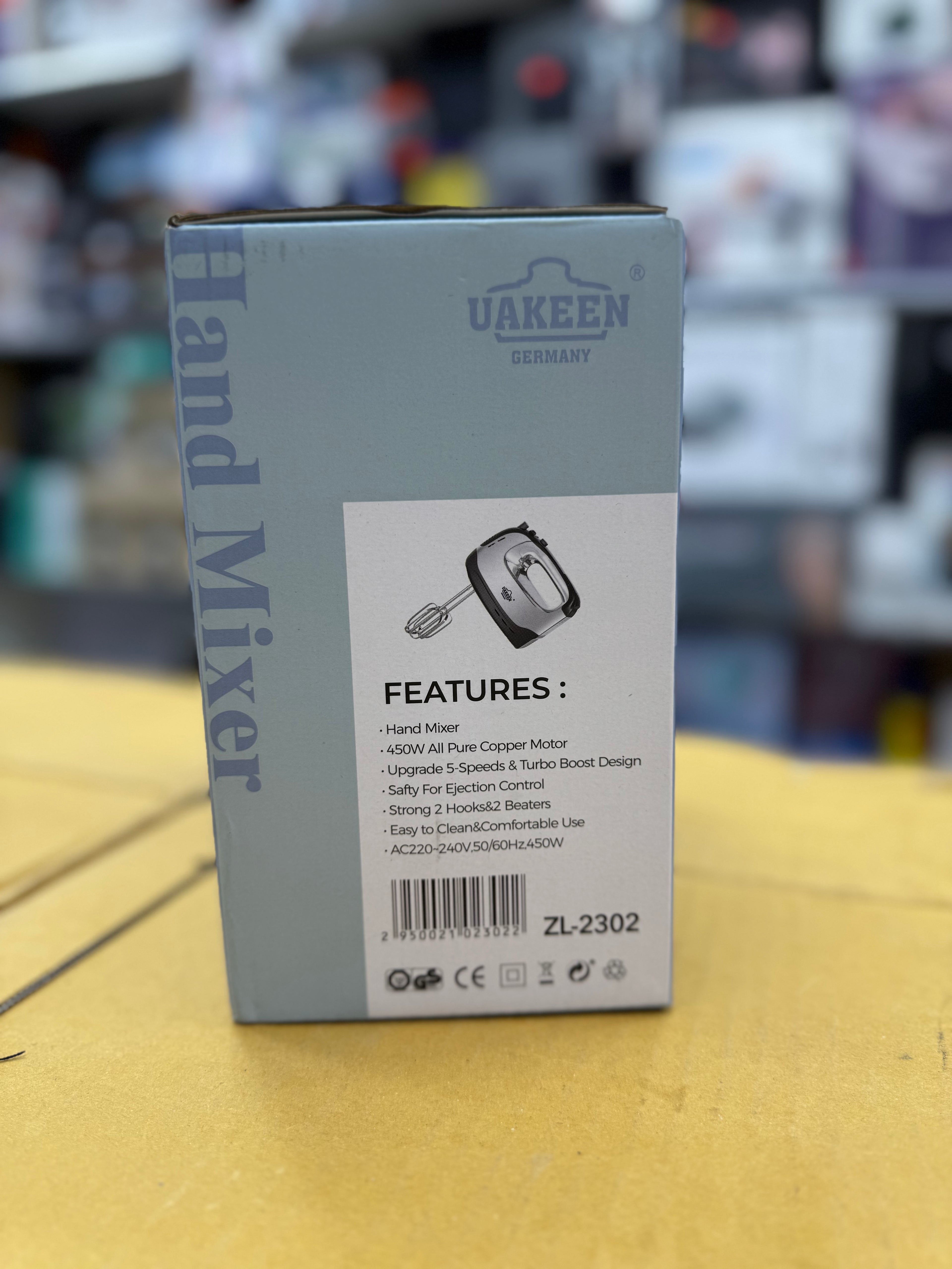 Uakeen Germany Hand mixer Zl-2302