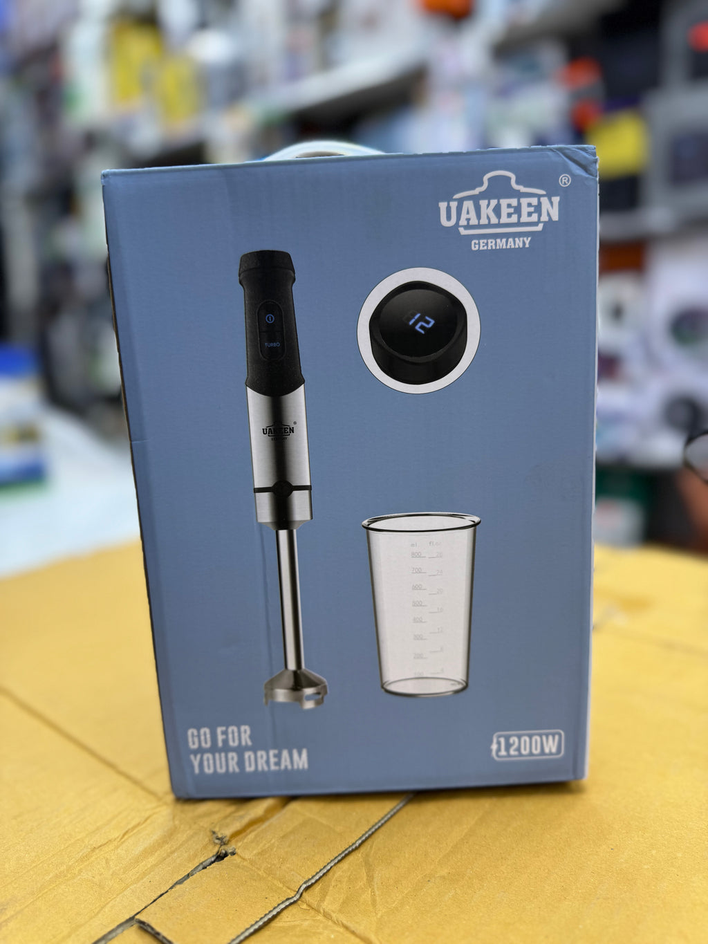 Uakeen Germany Digital Hand Blender with Jar Zl-512
