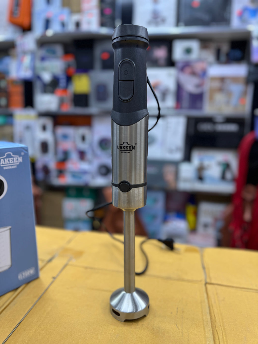 Uakeen Germany Digital Hand Blender with Jar Zl-512