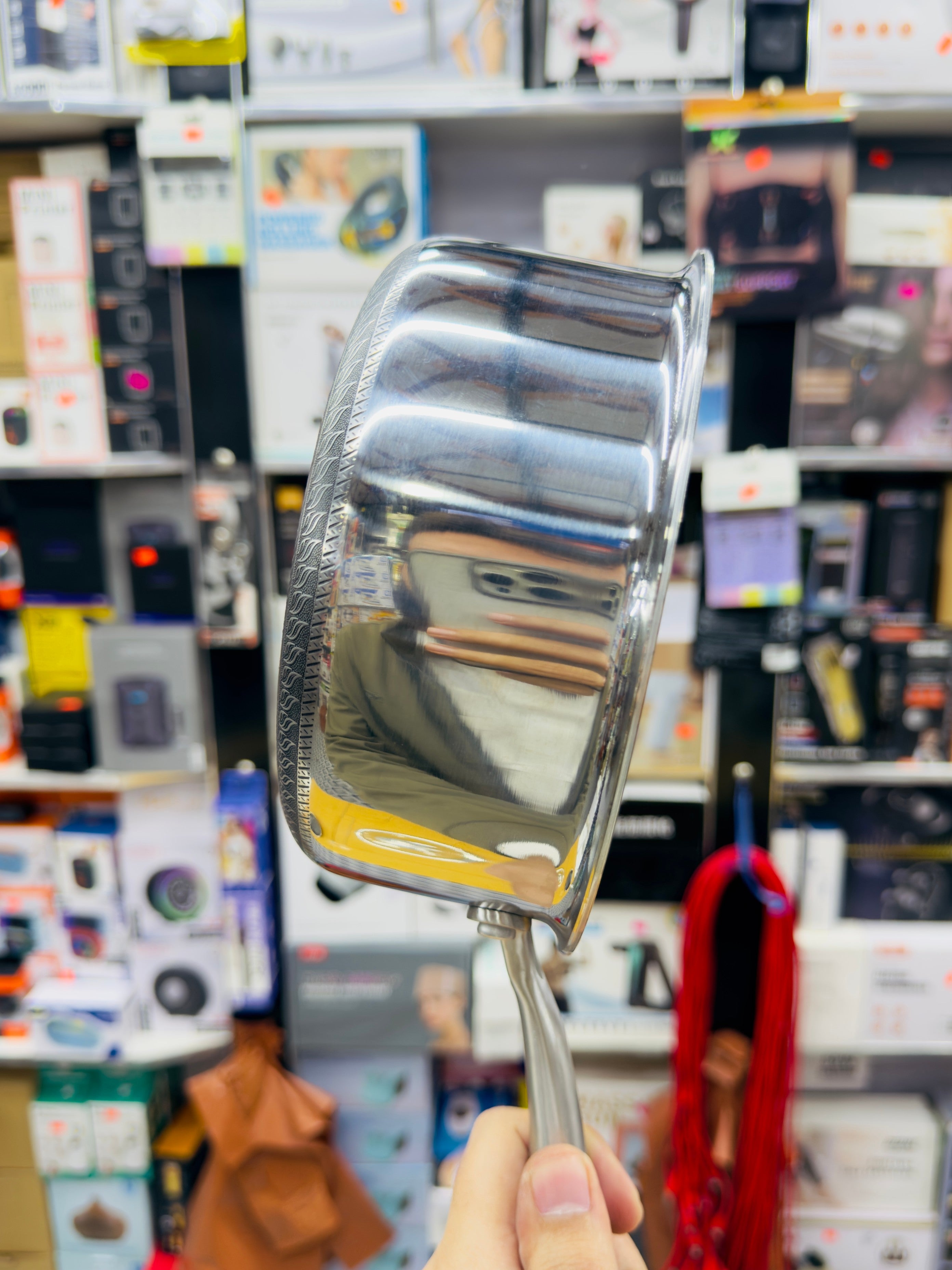 18 Cm Honey Comb German Technology Laser Coated Saucepan with Lid