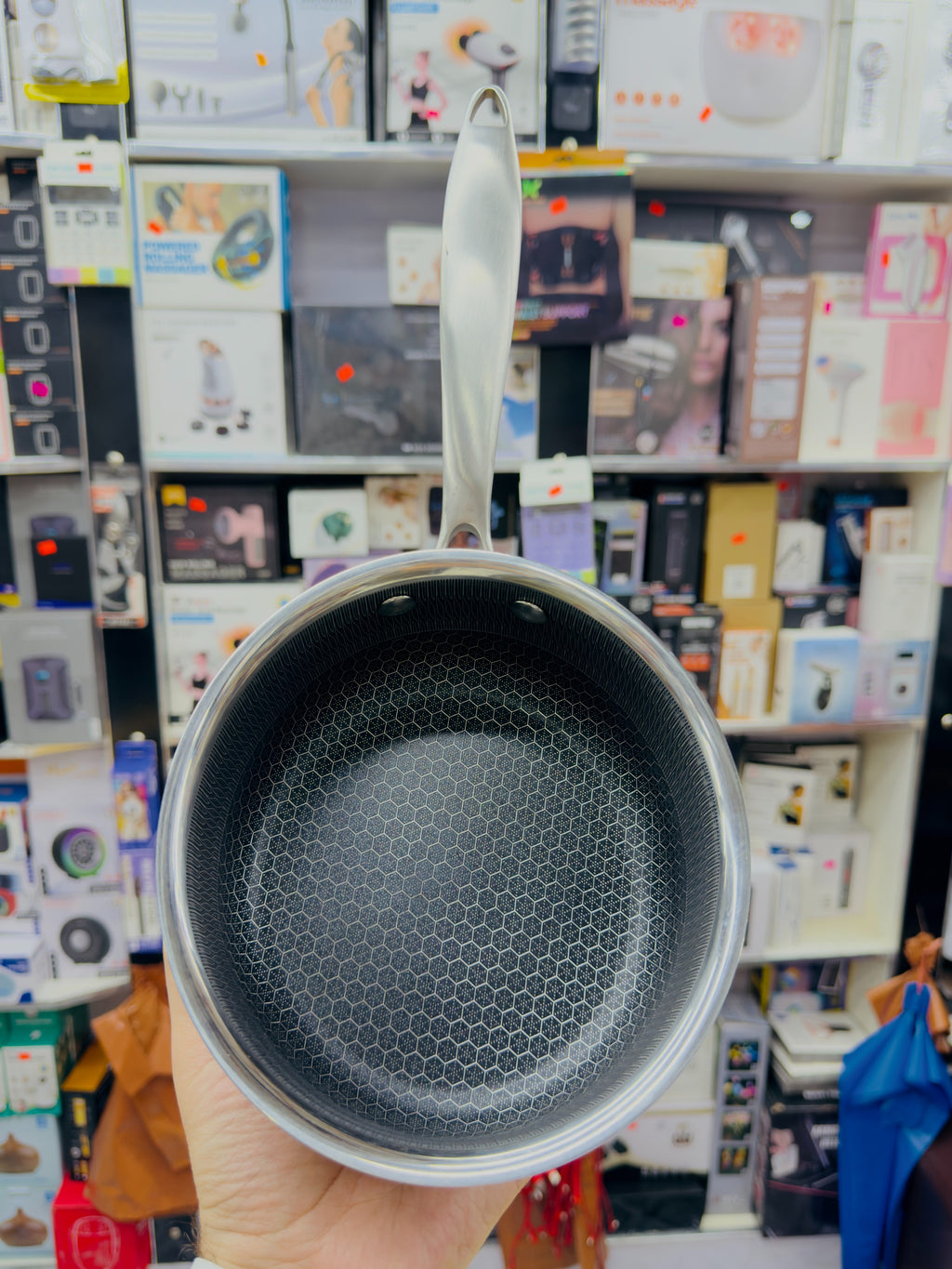 22 cm Honey Comb German Technology Laser Coating Frying Pan