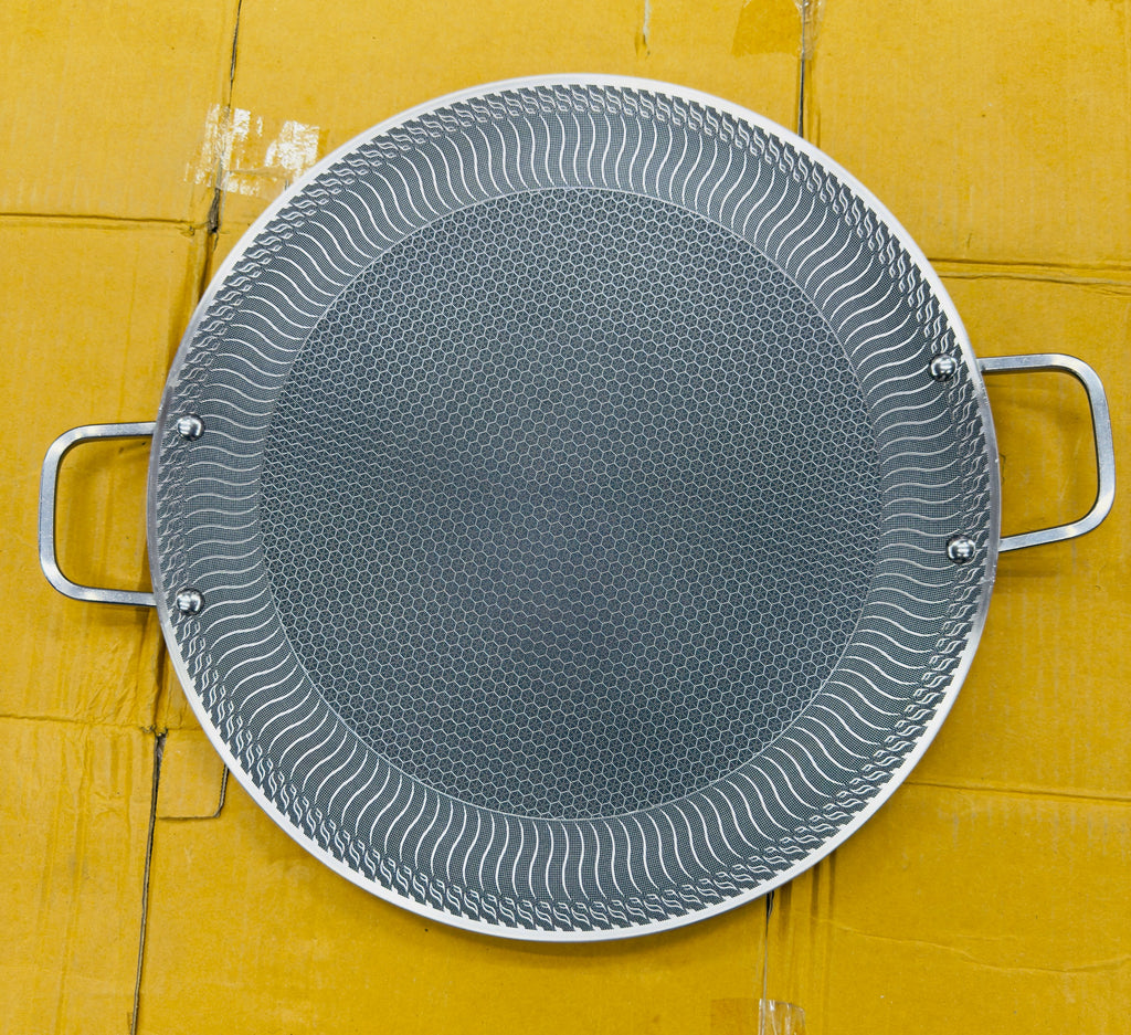 42 Cm Full Size Honey Comb German Technology Laser Coated Tawa
