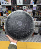 42 Cm Full Size Honey Comb German Technology Laser Coated Tawa