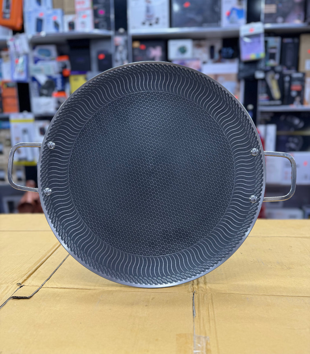 42 Cm Full Size Honey Comb German Technology Laser Coated Tawa