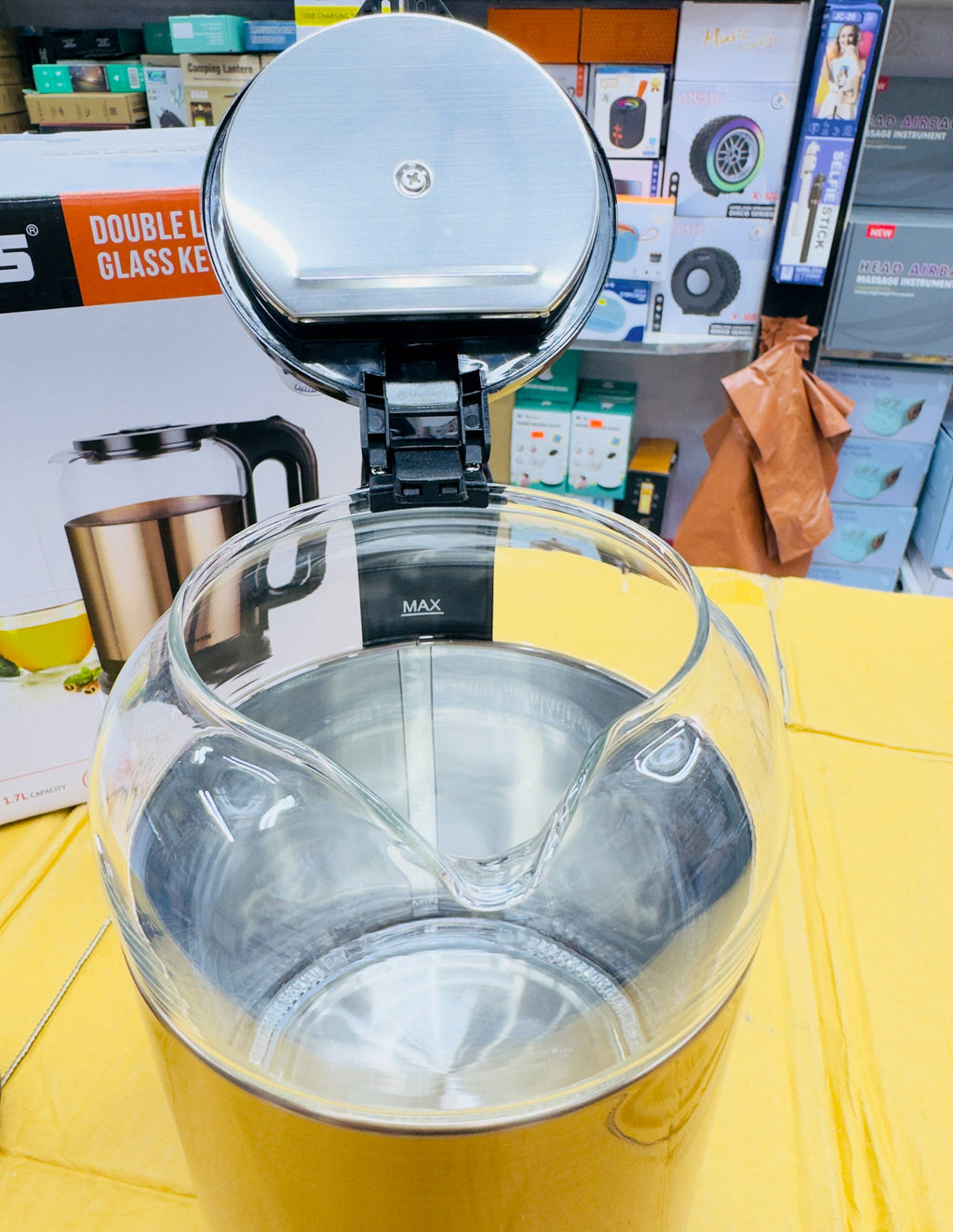 Geepas Double Layer Glass Kettle GK38063