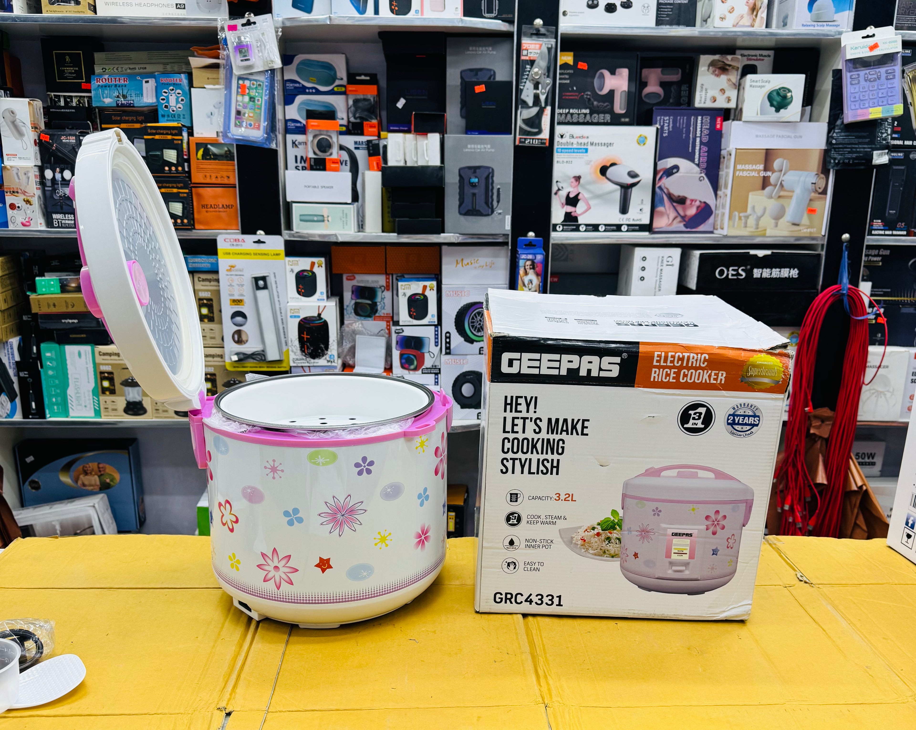Geepas 3.2L Electric Rice Cooker