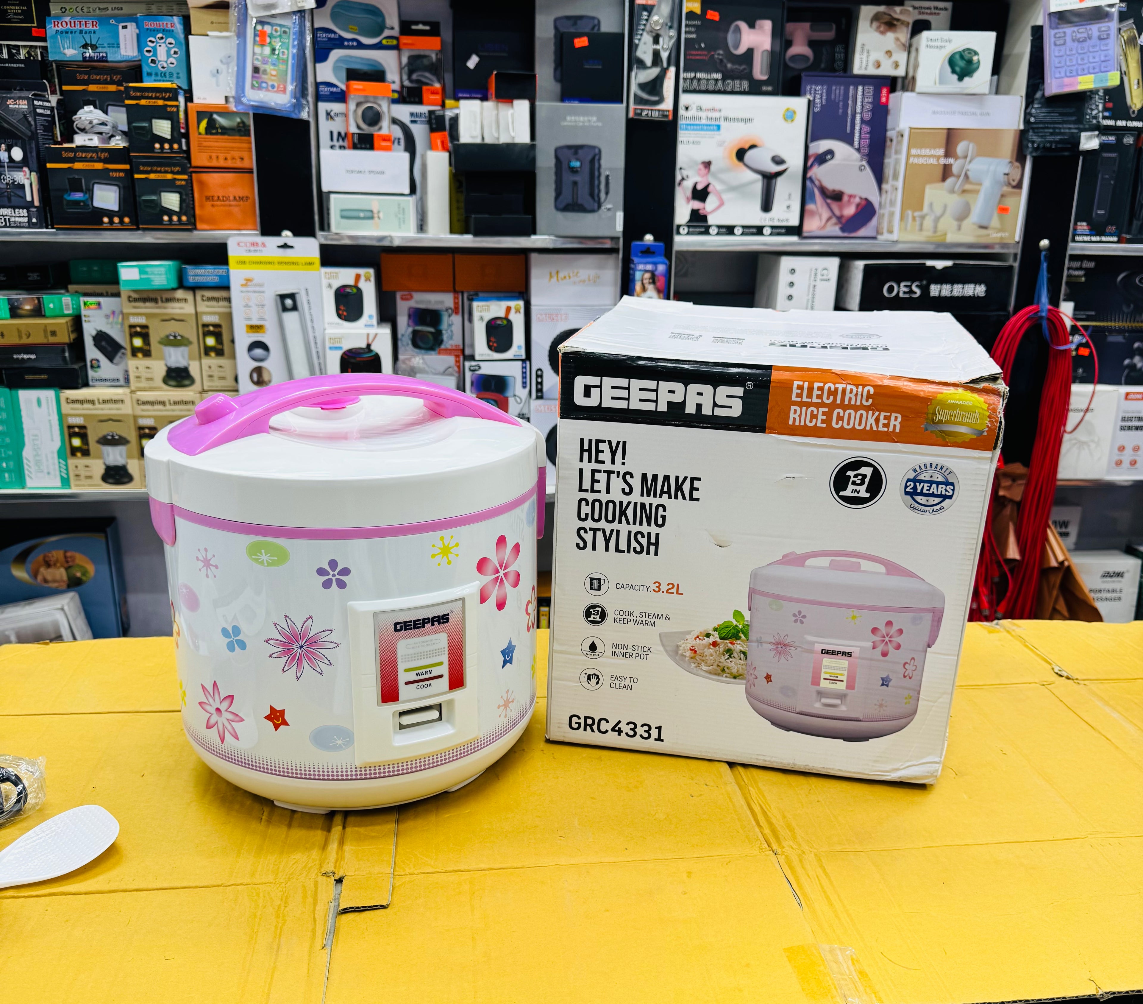Geepas 3.2L Electric Rice Cooker