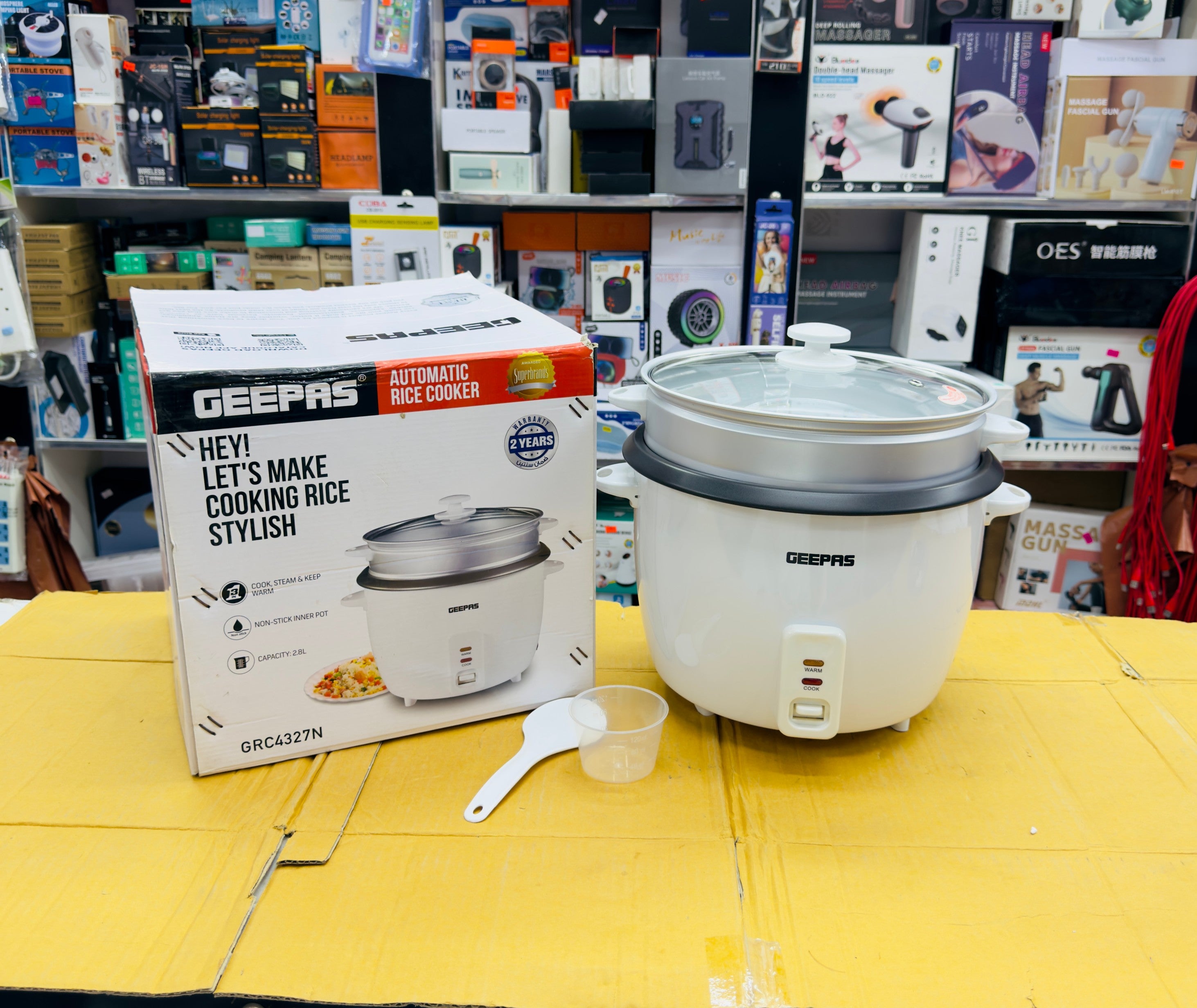 Geepas 2.8L Automatic Rice Cooker