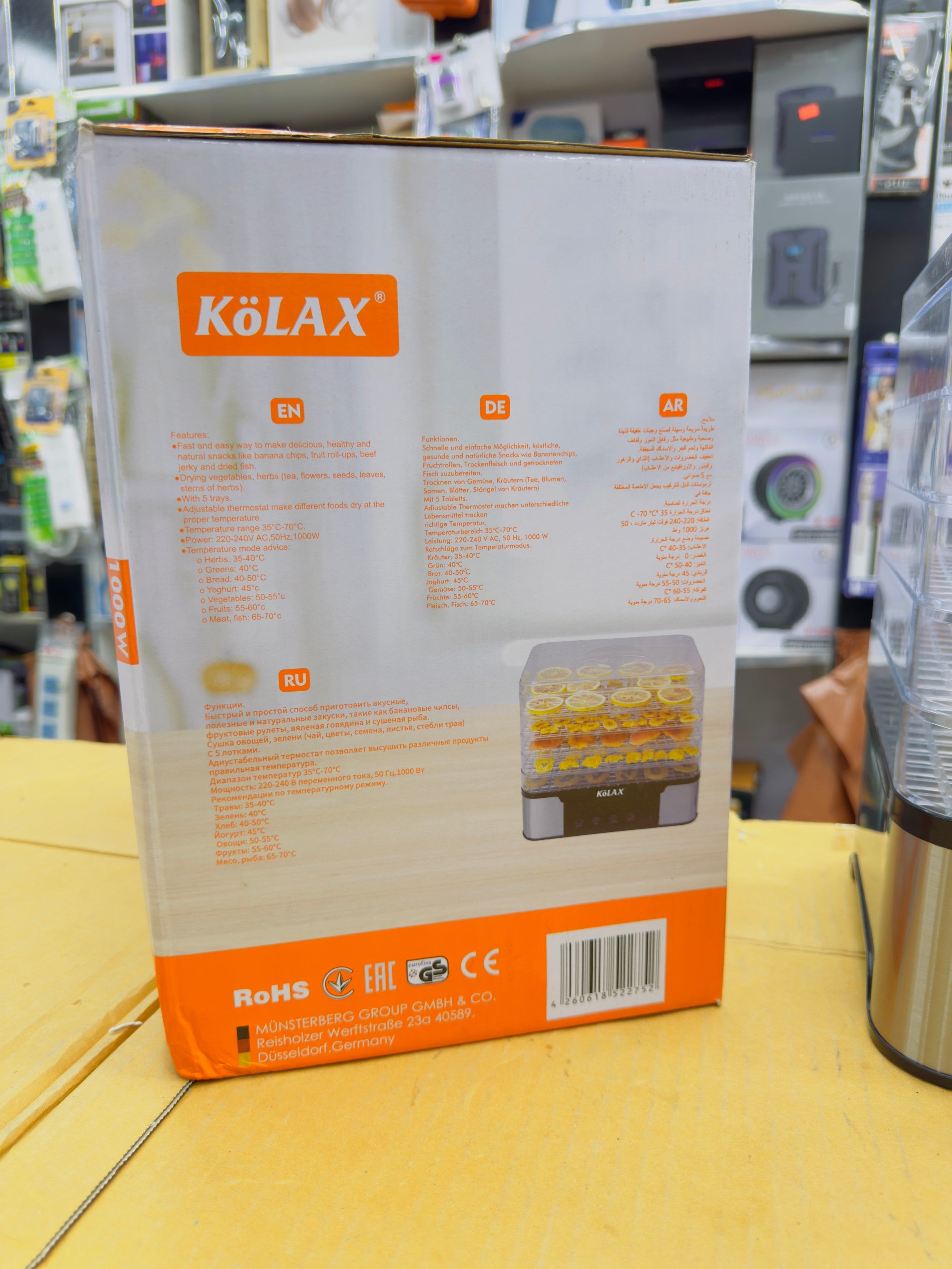 Kolax Food Dehydrator 914103