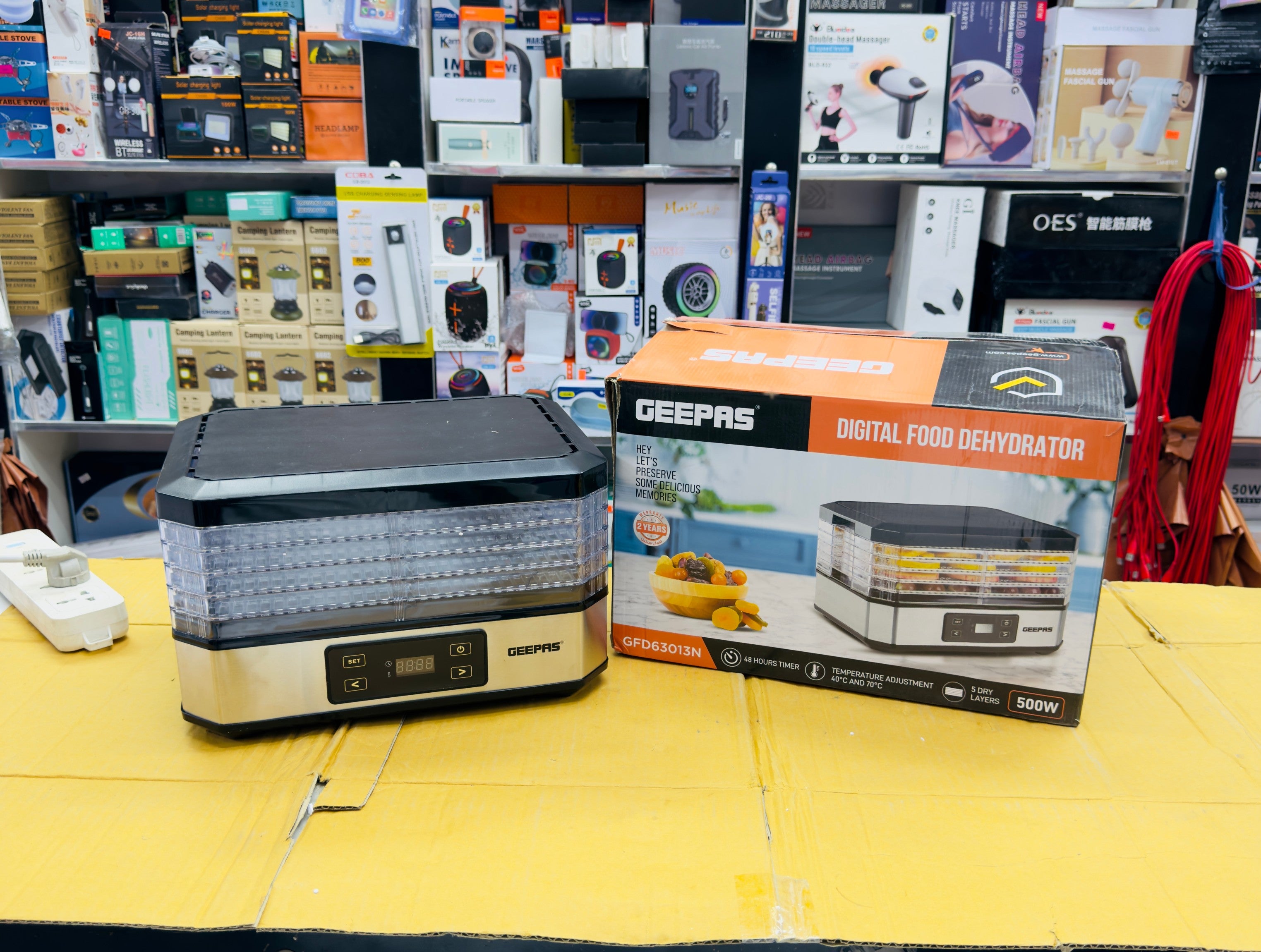 Geepas Digital Food Dehydrator GFD63013N