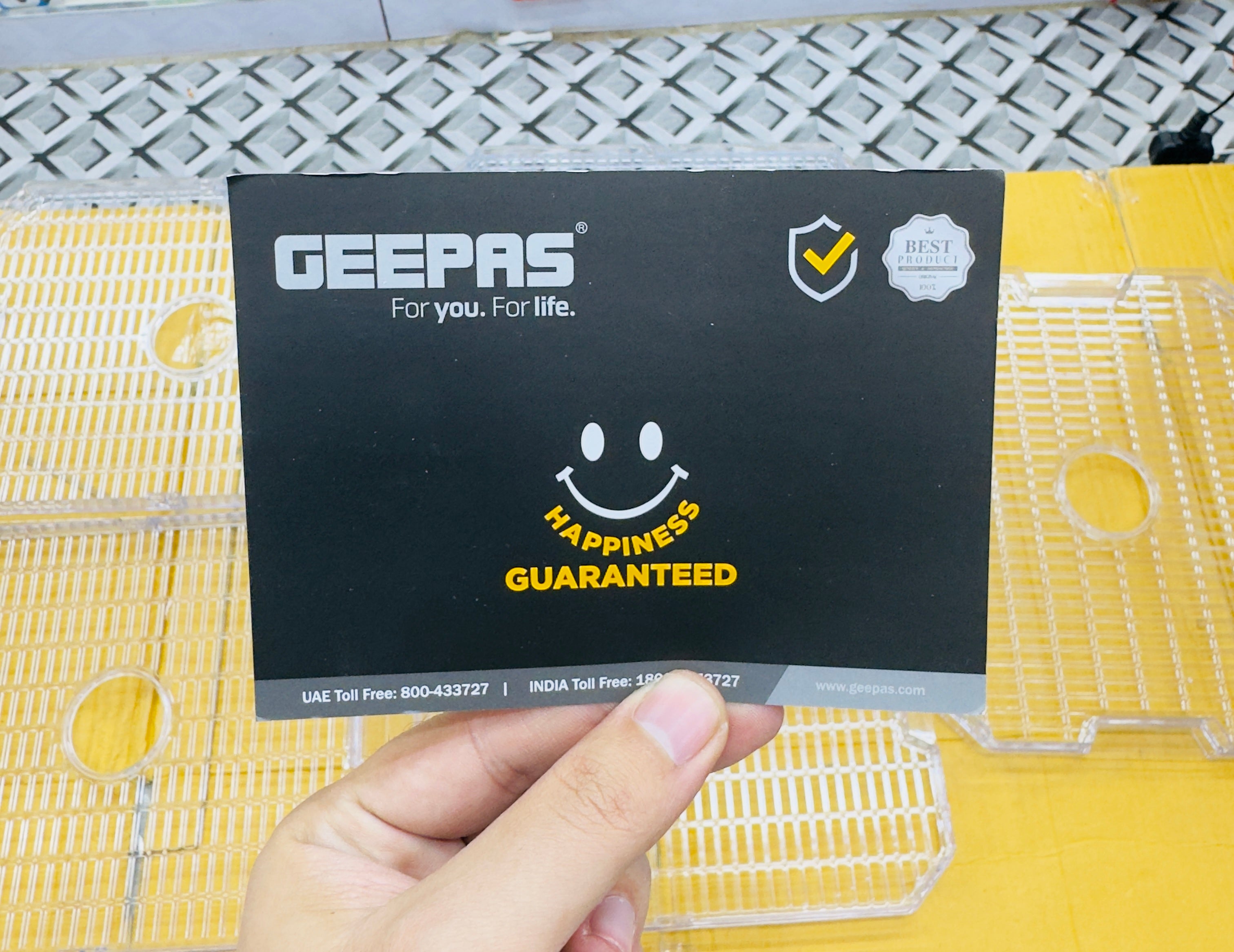 Geepas Digital Food Dehydrator GFD63013N