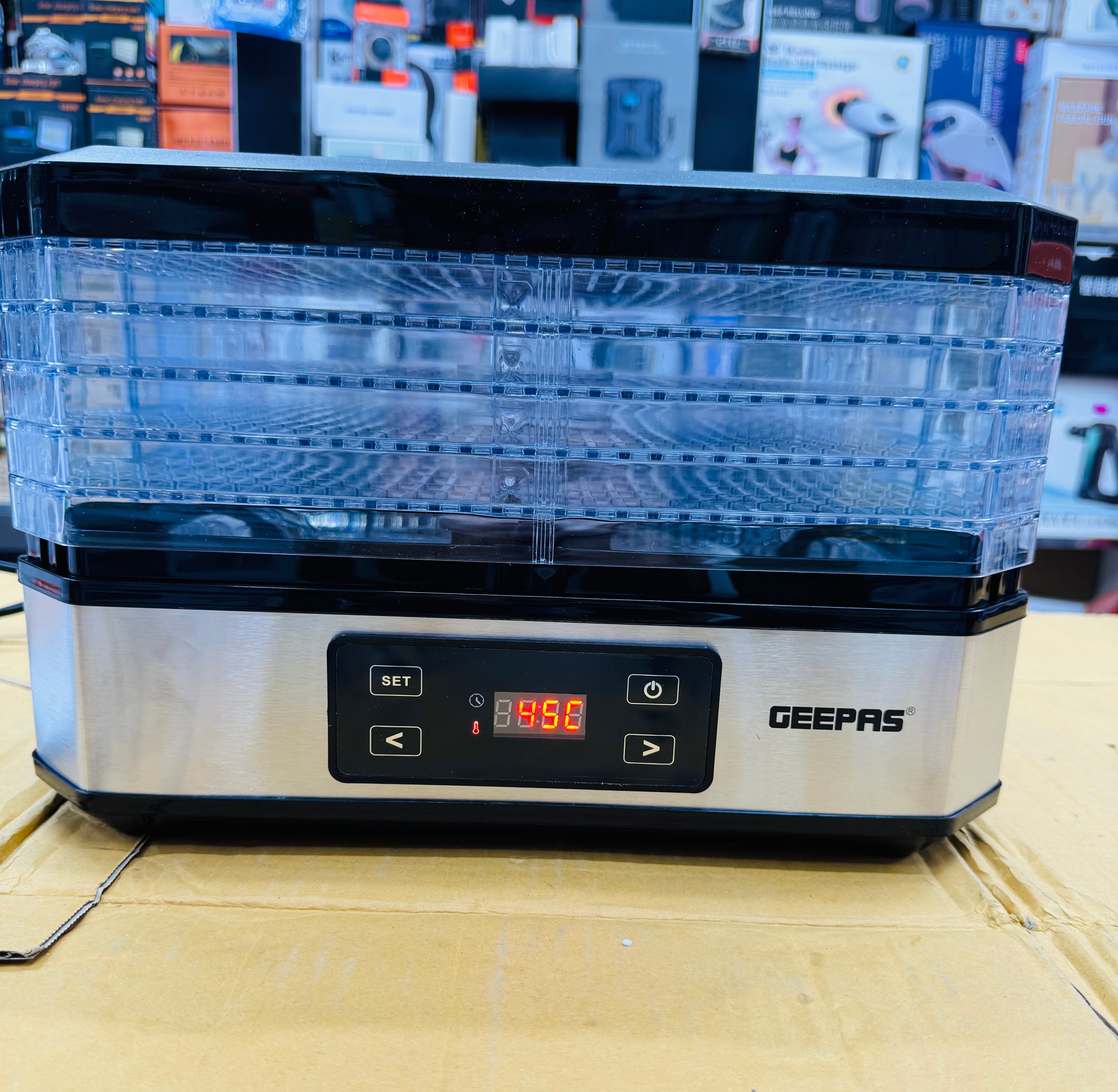 Geepas Digital Food Dehydrator GFD63013N
