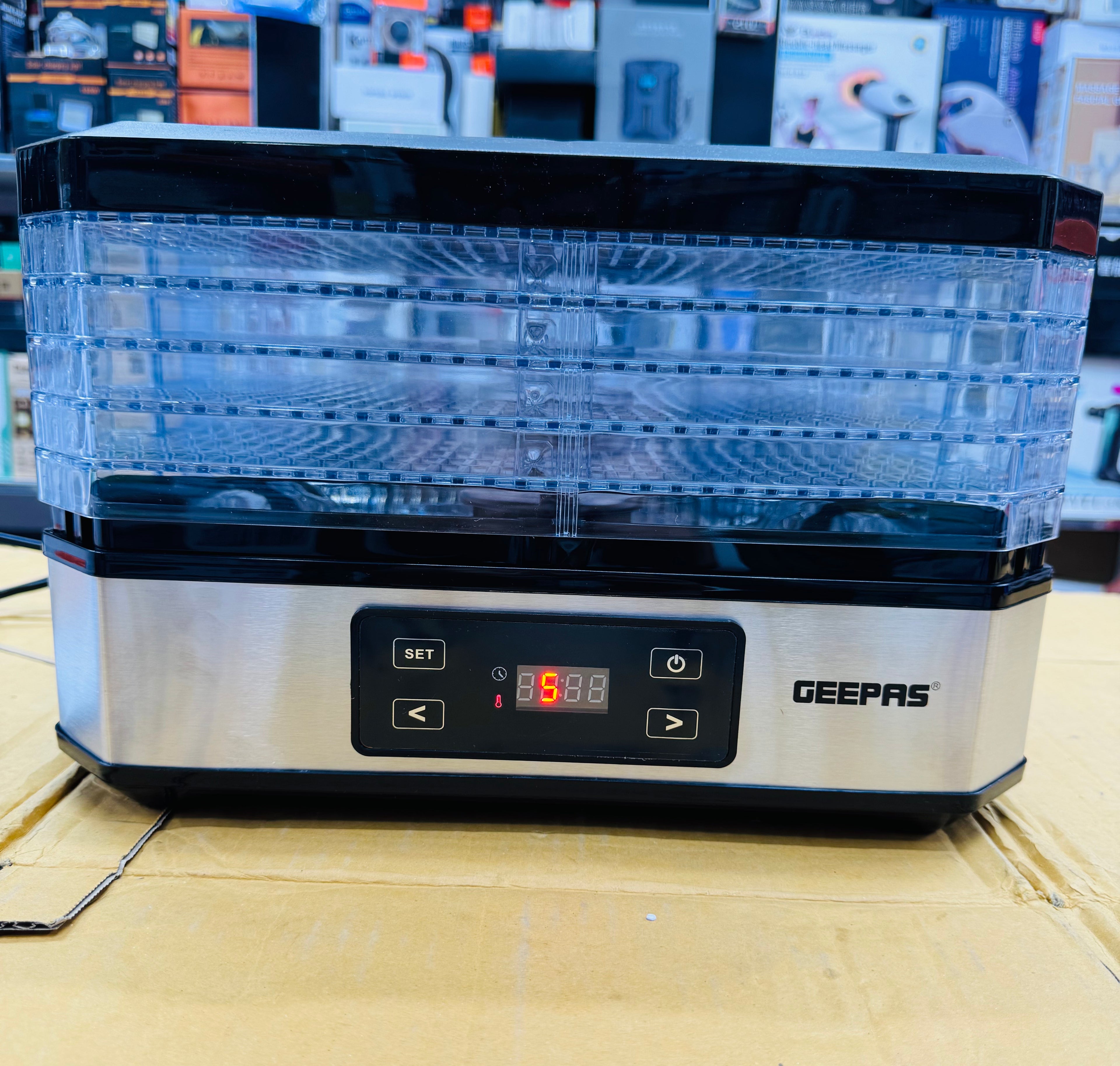 Geepas Digital Food Dehydrator GFD63013N