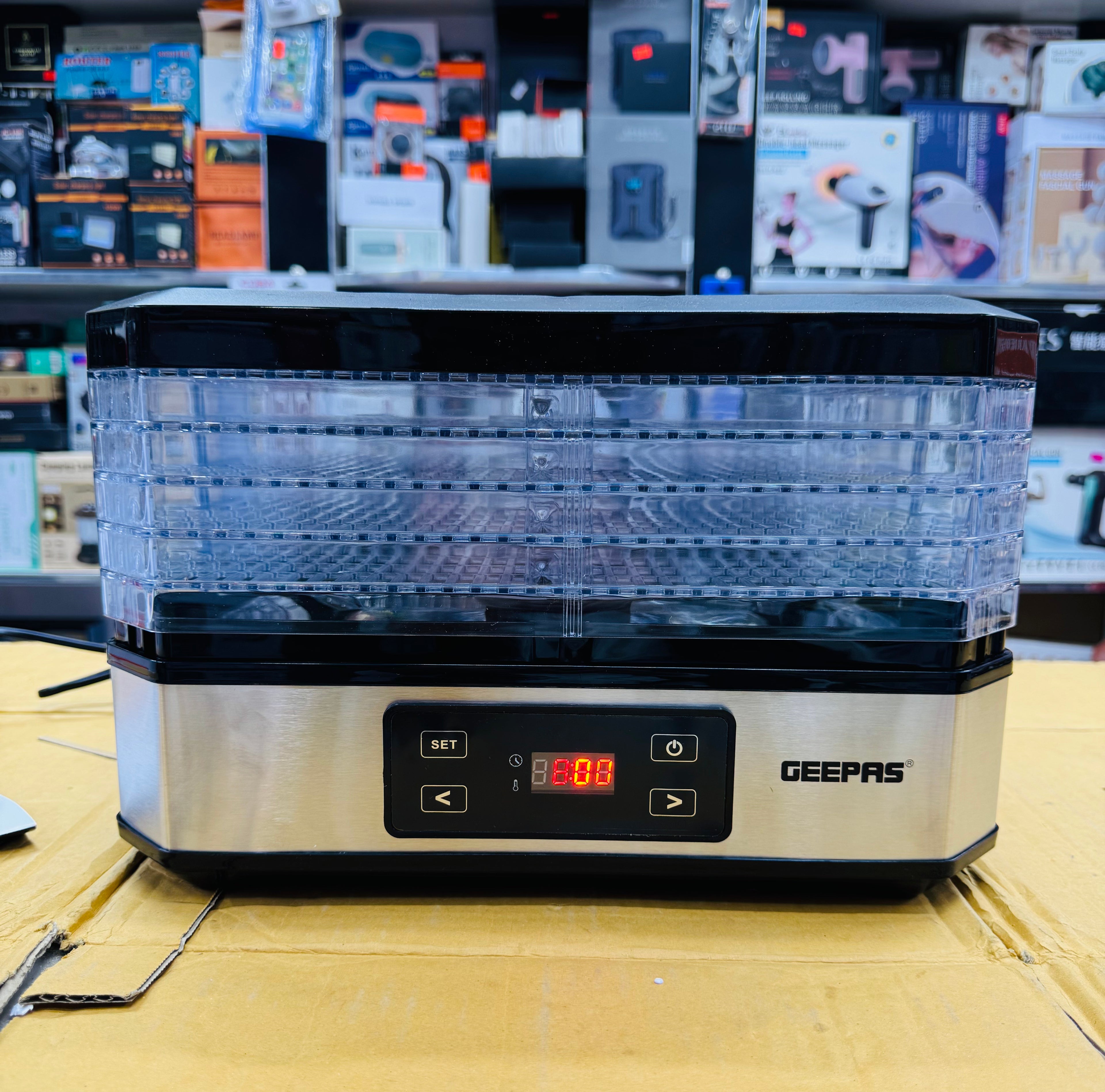 Geepas Digital Food Dehydrator GFD63013N